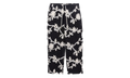 Floral Ribbon Ankle Pants "Black" HTG260126 BLK