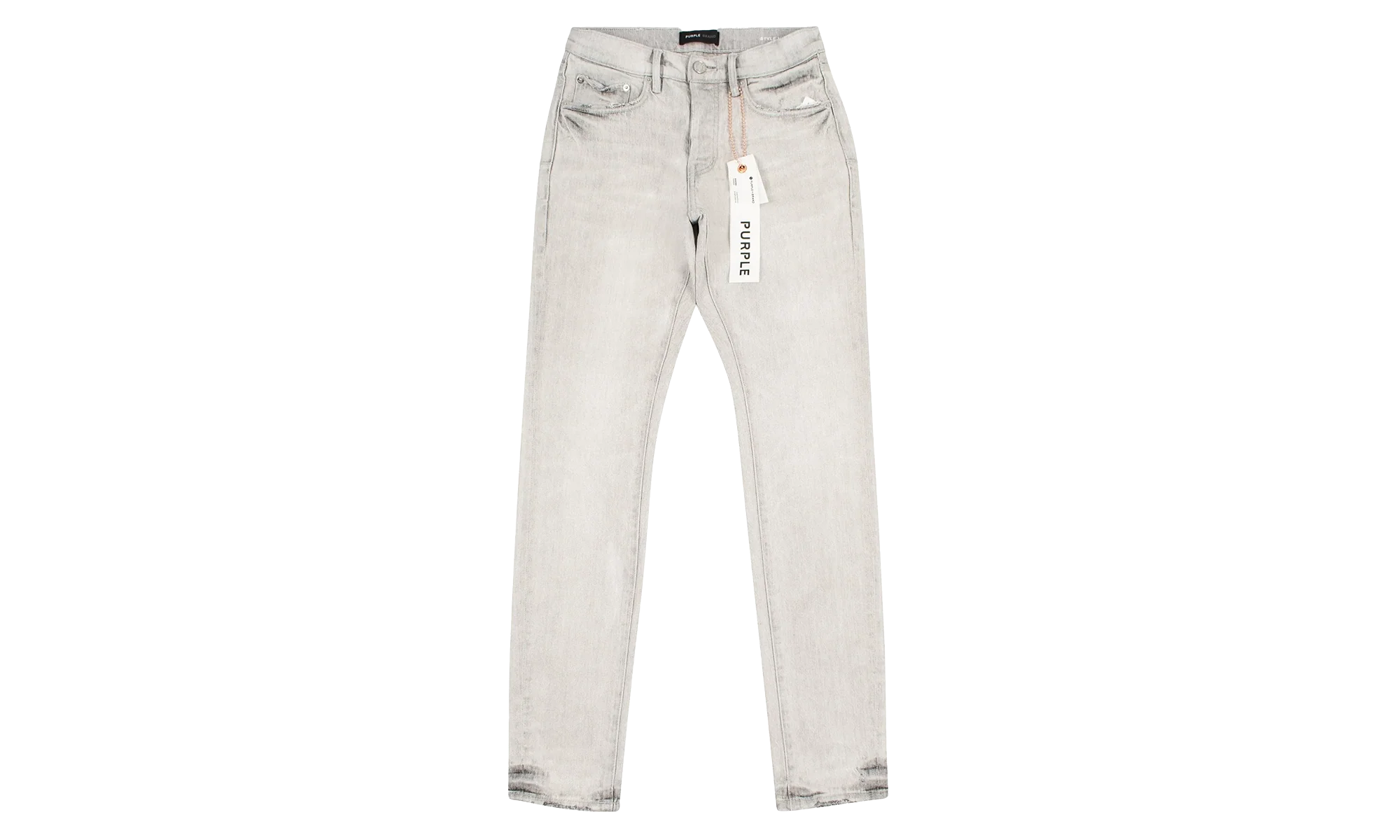 Skinny Coated Denim "Grey" P001 SKLG324