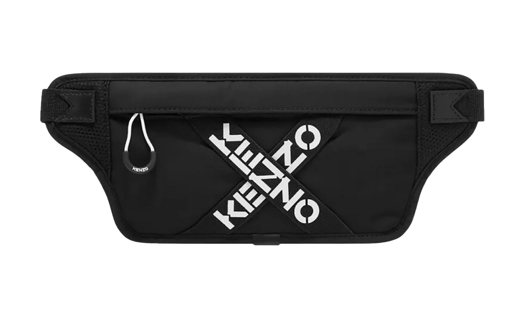 Logo Print Flat Belt Bag "Black" 5SA225 F21 99