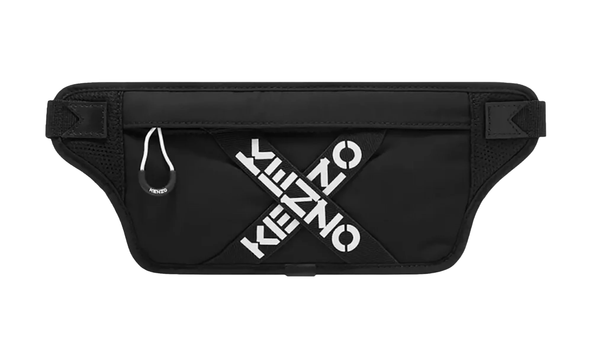 Logo Print Flat Belt Bag "Black" 5SA225 F21 99