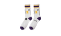 Sinner Socks "White / Purple" SM HR1 0000 110