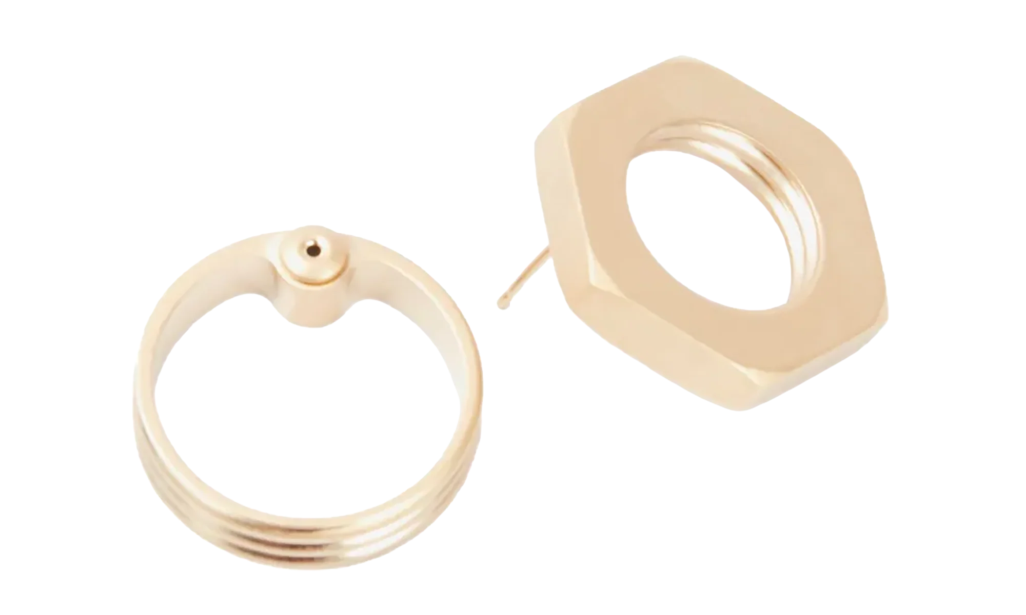 Bolt & Nut Cutout Earring "GOLD" SM0VG0022SV0272950