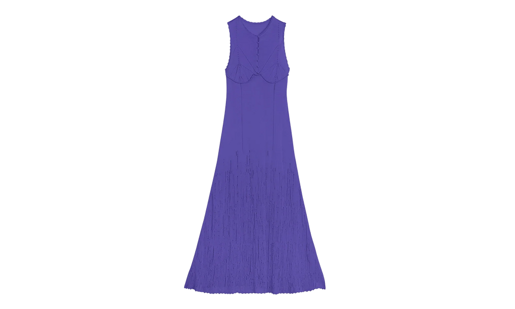 SLEEVELESS MIDI DRESS "BLEUET" RW DR0042 K034 E24 224