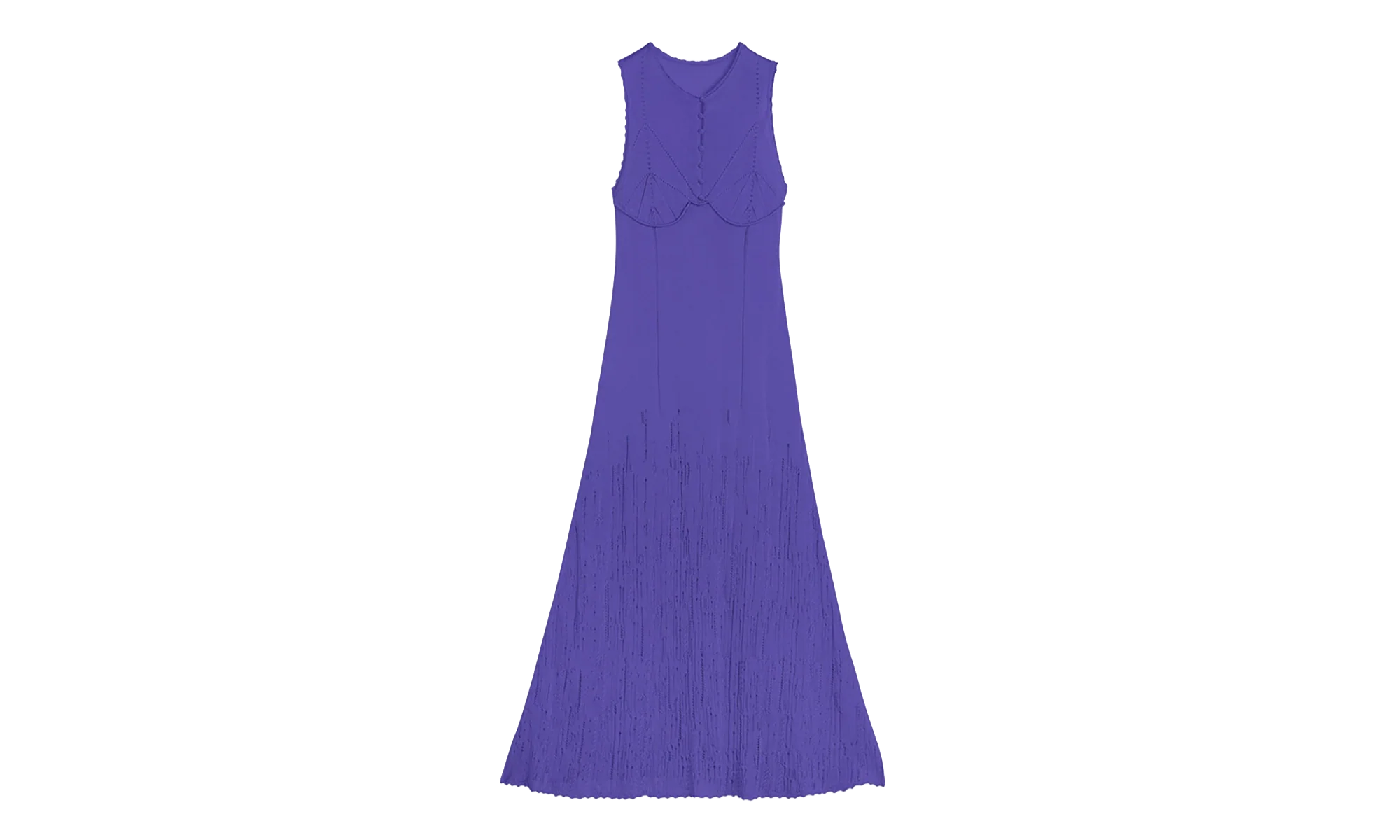 SLEEVELESS MIDI DRESS "BLEUET" RW DR0042 K034 E24 224