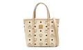 Mini Toni Shopper in Visetos "Beige / Black" MWPAATN04I8001