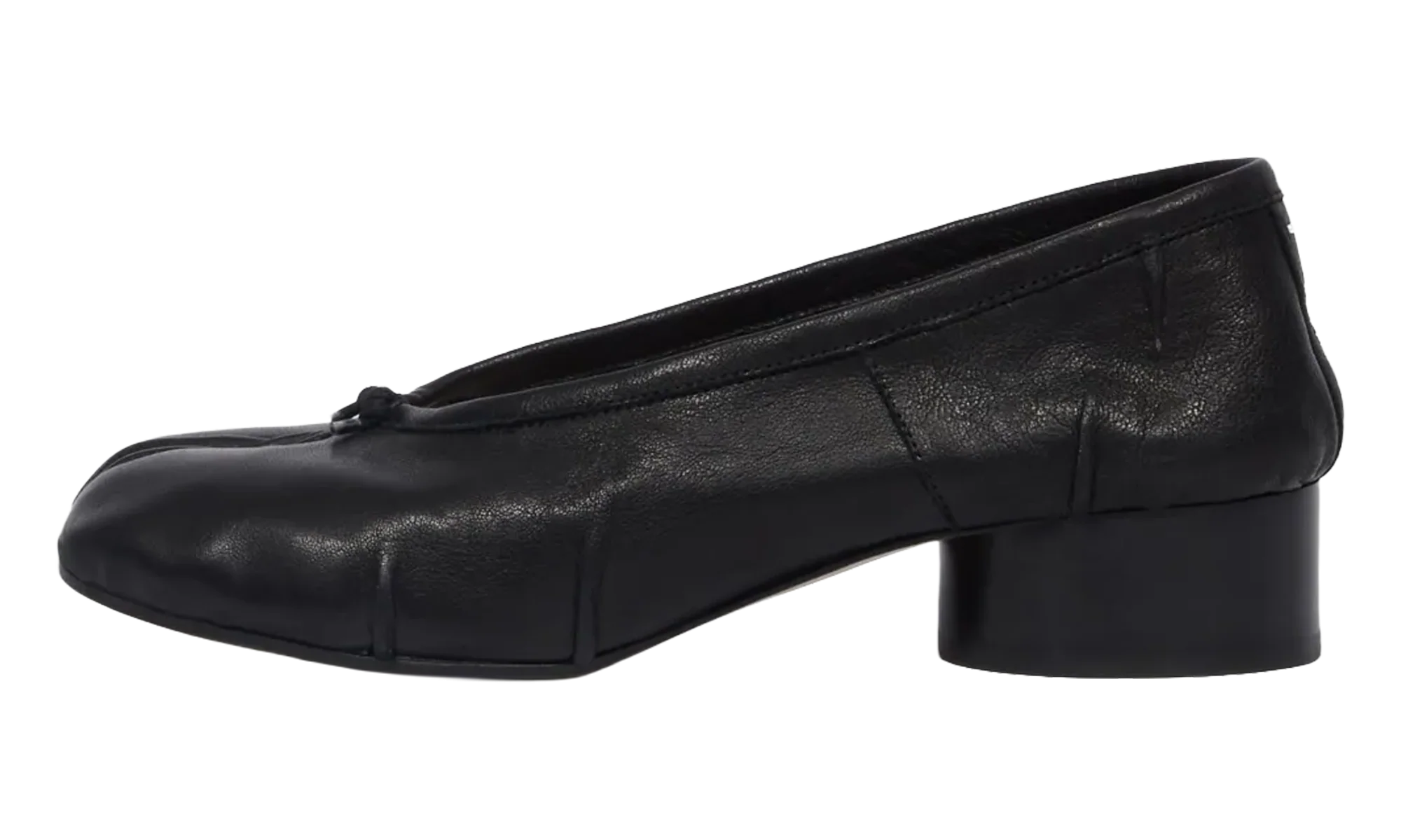Leather Heeled Tabi Ballerina Flats WMNS "Black" S58WZ0128P6378T8013