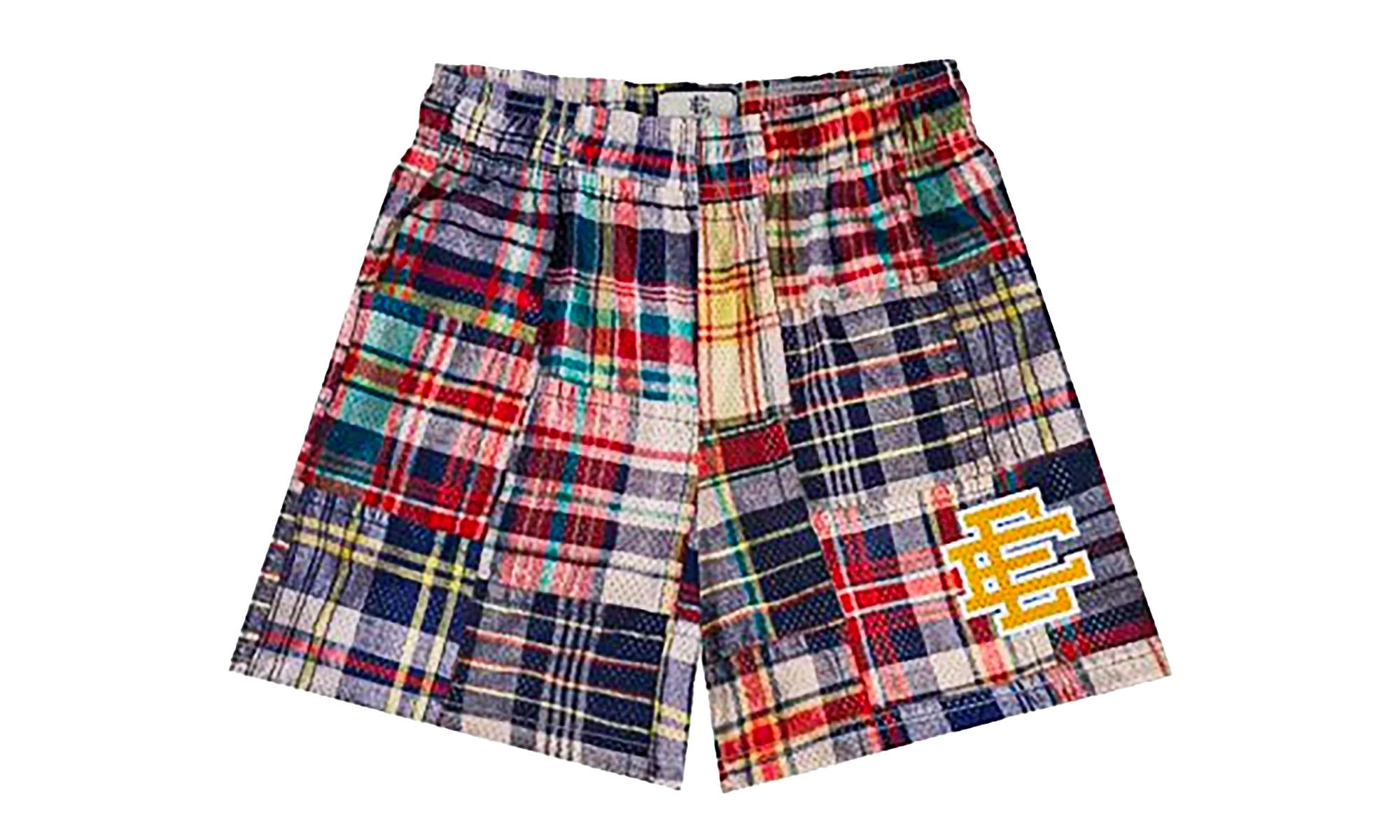 EE Basic Shorts "Madras Plaid / Yellow" EE235