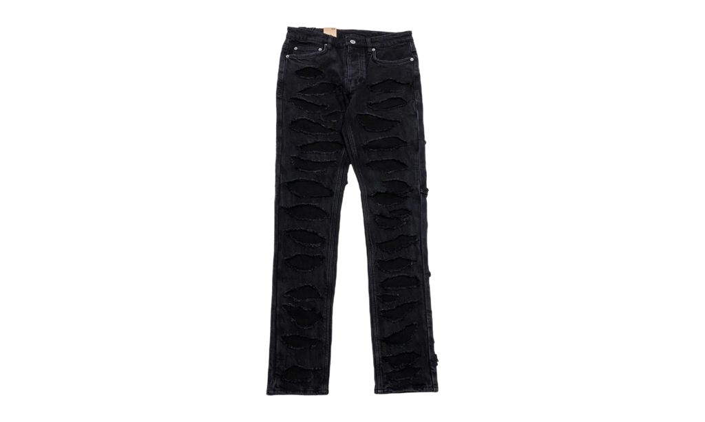 KSUBI Trippie Redd Chitch Shredded Jeans "Black" CNT4QG7A