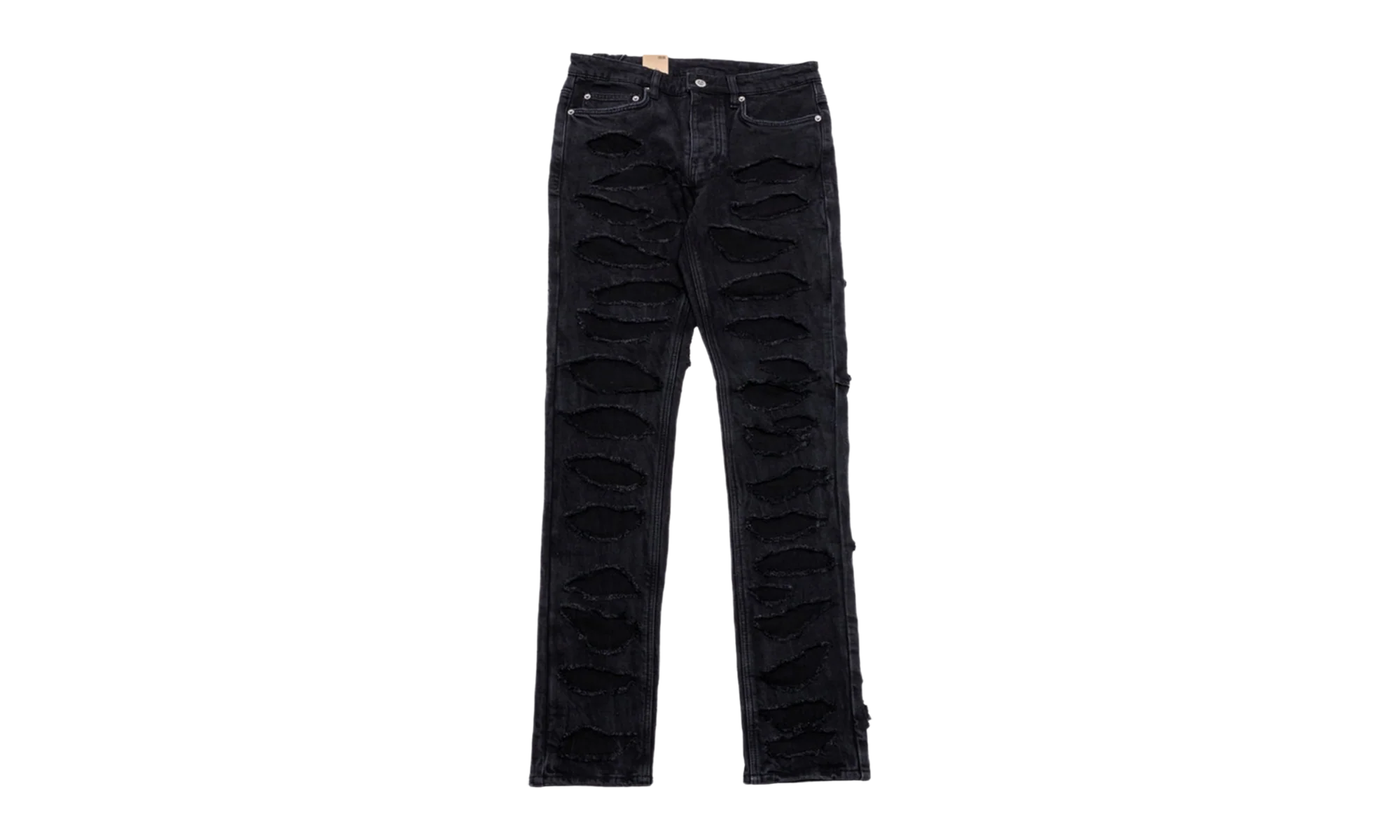 KSUBI Trippie Redd Chitch Shredded Jeans "Black" CNT4QG7A