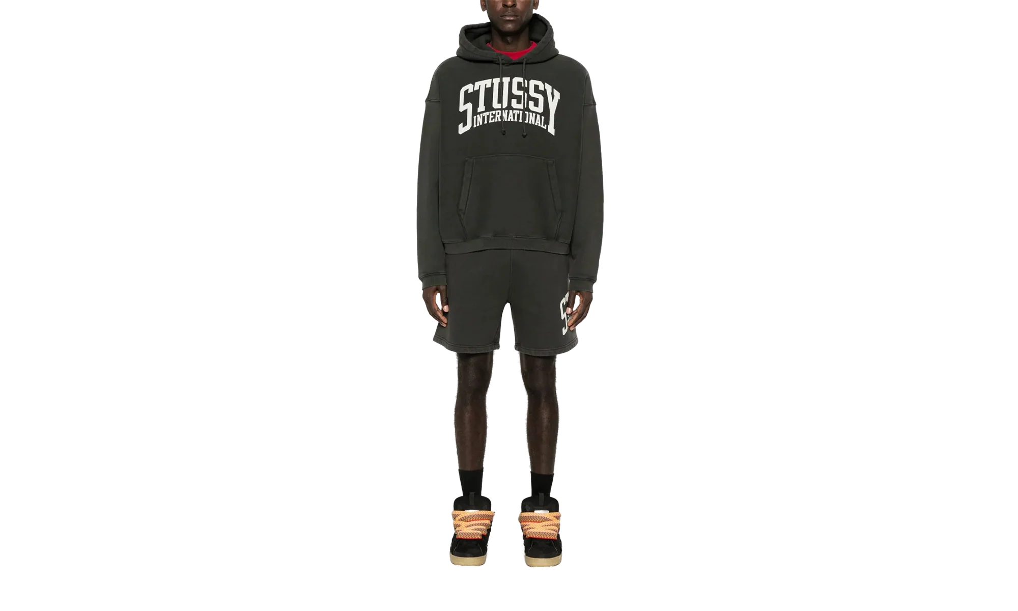 Stussy Intl Relaxed Hoodie "WASHED BLACK" 118550 WABL