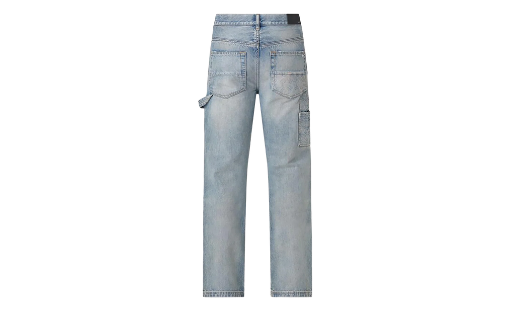 Debossed MA Quad Carpenter Jeans "Antique Indigo" AMDNGH1055 406