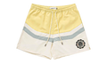 Brushed Poly Track Short "Bone / Yellow" HTG240123 BONE