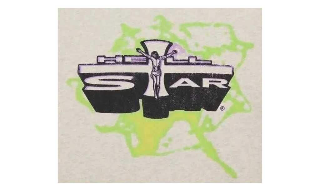 Jesus Emblem T-Shirt "Grey / Green / Purple" HSR218