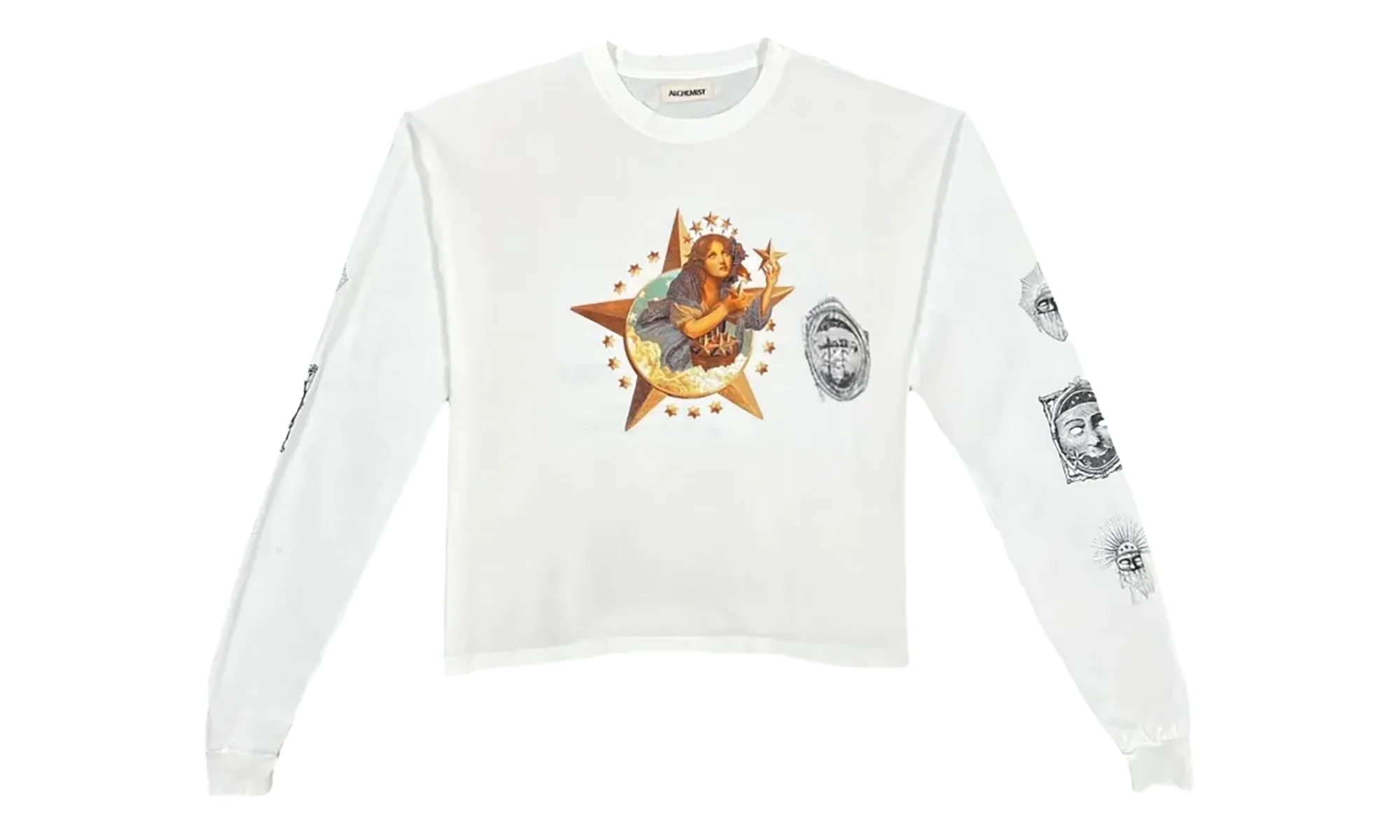 Star Girl Long Sleeve Tee "White" ALSS26MJLST37A
