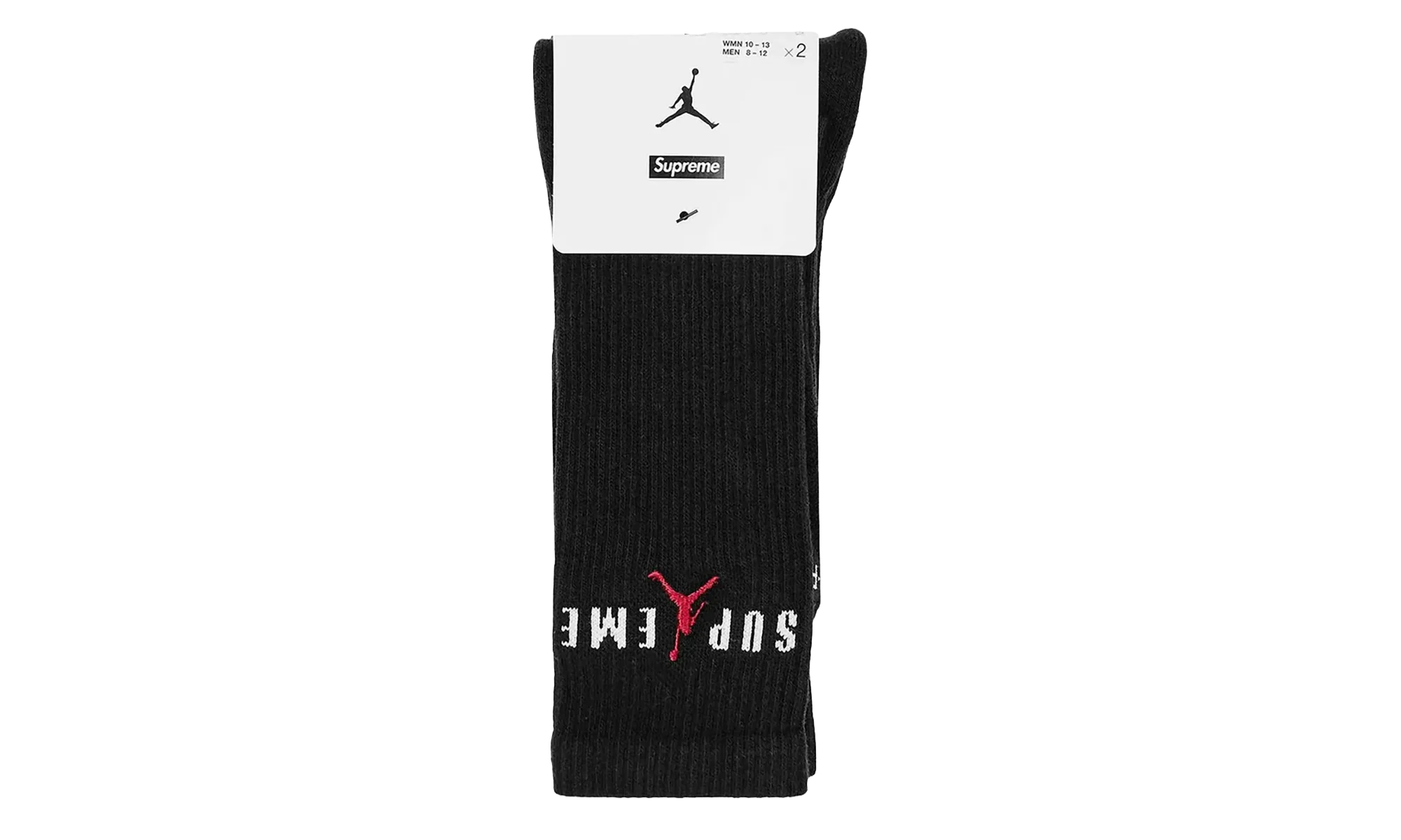 Jordan Crew Socks (2 Pack) "Black" SU26958