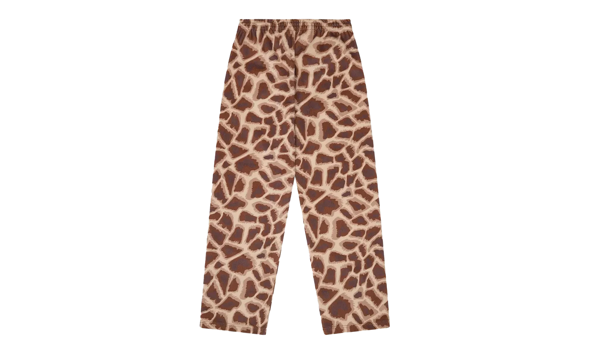 Faux Fur Giraffe Print Sweatpant "Brown" DT540