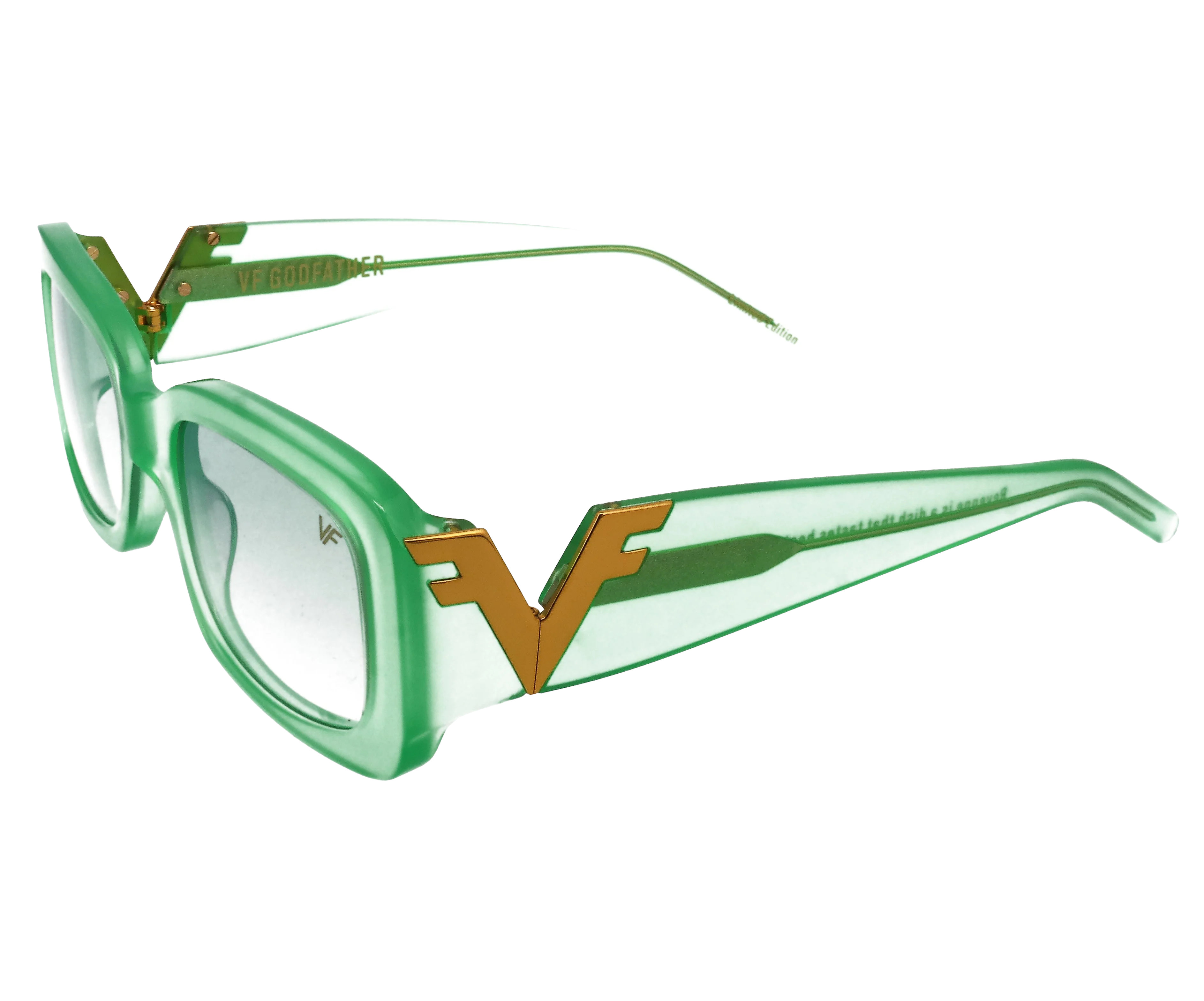 Godfather Neon Limited Edition Acetate "Neon Green Translucent" GDGD2 0009 52A7