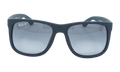 JUSTIN CLASSIC POLARIZED SUNGLASSES "RUBBER BLACK" RB4165F-622-T3