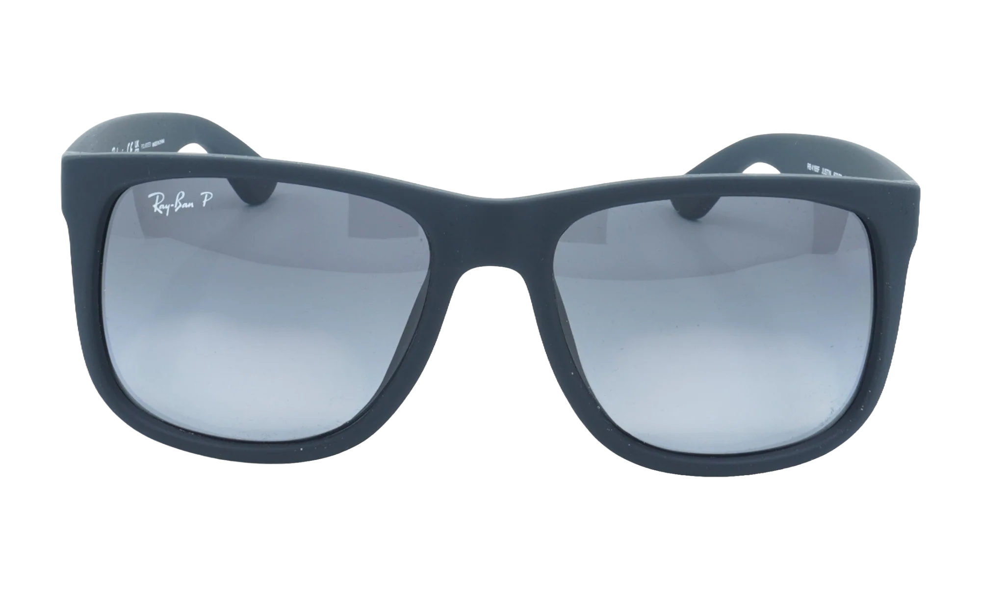 JUSTIN CLASSIC POLARIZED SUNGLASSES "RUBBER BLACK" RB4165F-622-T3