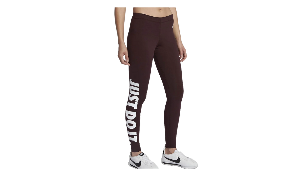 Leg-A-See Just Do It Leggings WMNS "Deep Burgundy / White" AH2008 641