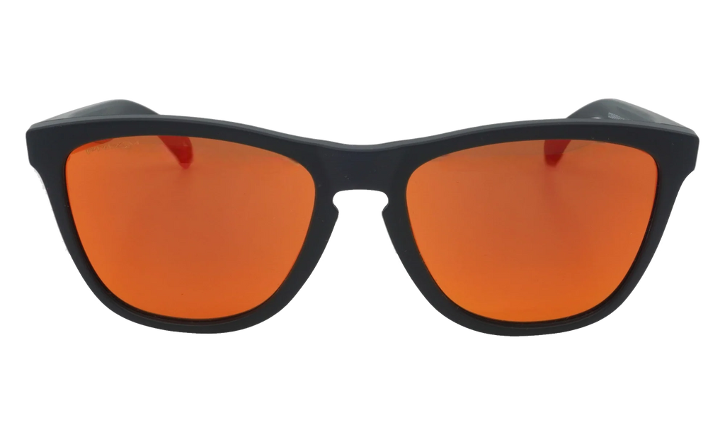 (Asian Fit) Frogskins Sunglasses "Matte Black / PRIZM Ruby" OO9245 63