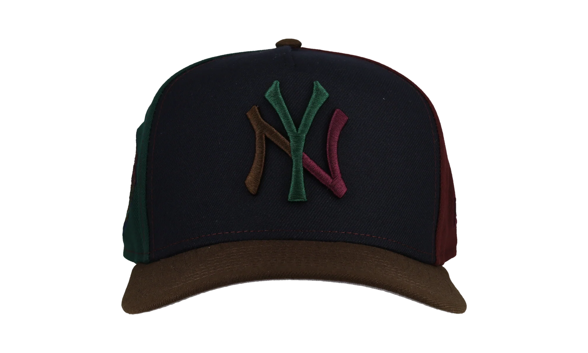 9FIFTY New York Yankees 1999 World Series Pinwheel A Frame Snapback Hat "Black / Green / Brown" NE262