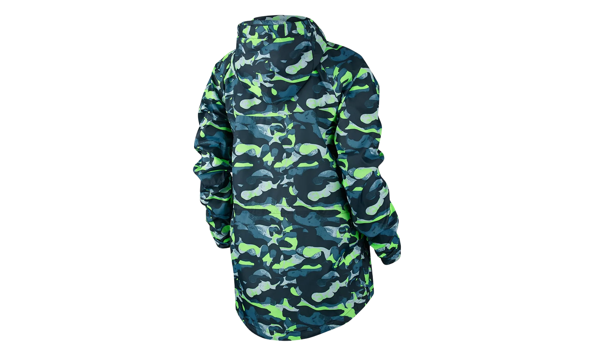 Tech Fleece Camo Windrunner Jacket WMNS "Stratus Blue / Ghost Green" 687611 482