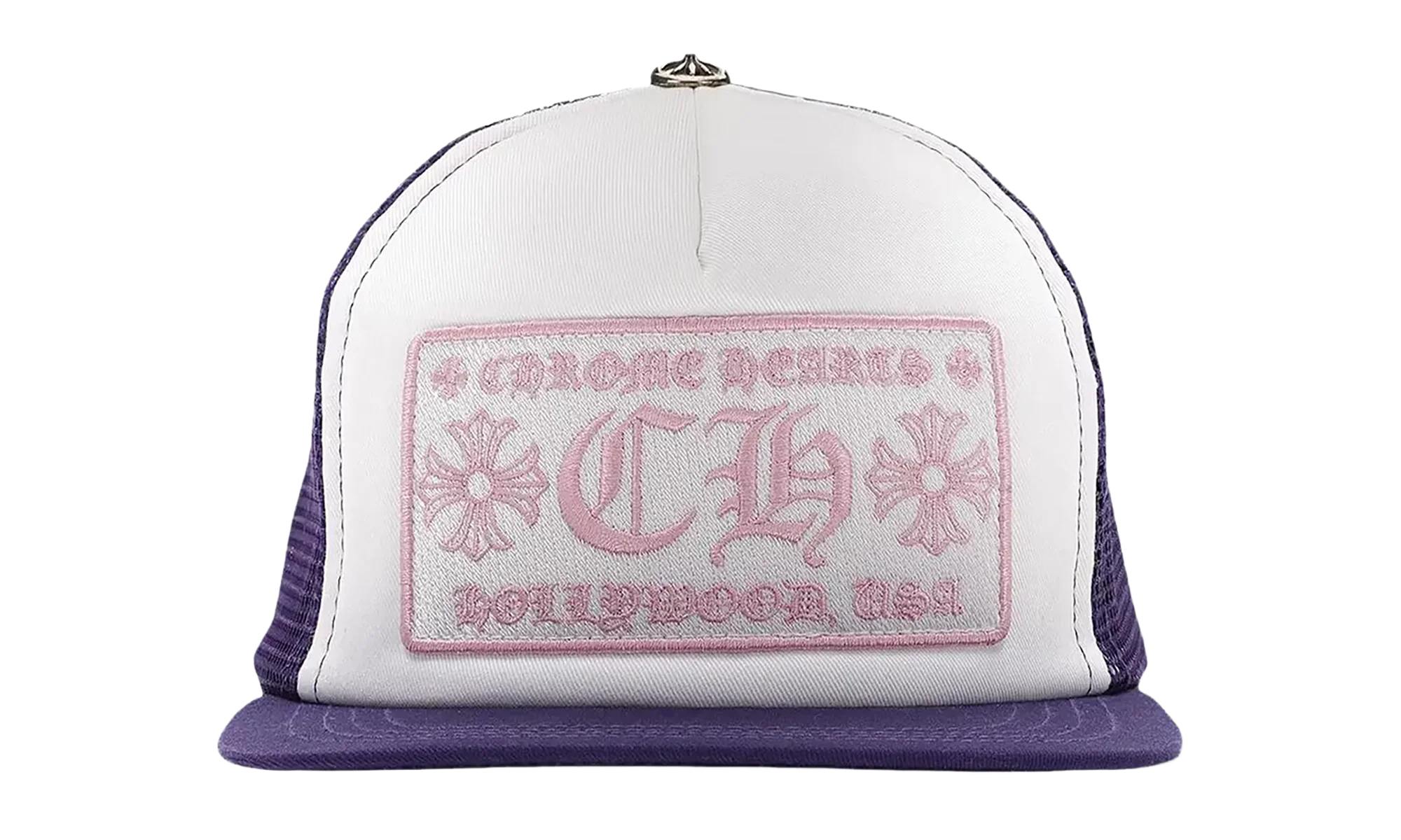 CH Hollywood Trucker Cap "Purple / White / Pink" CHRM1036