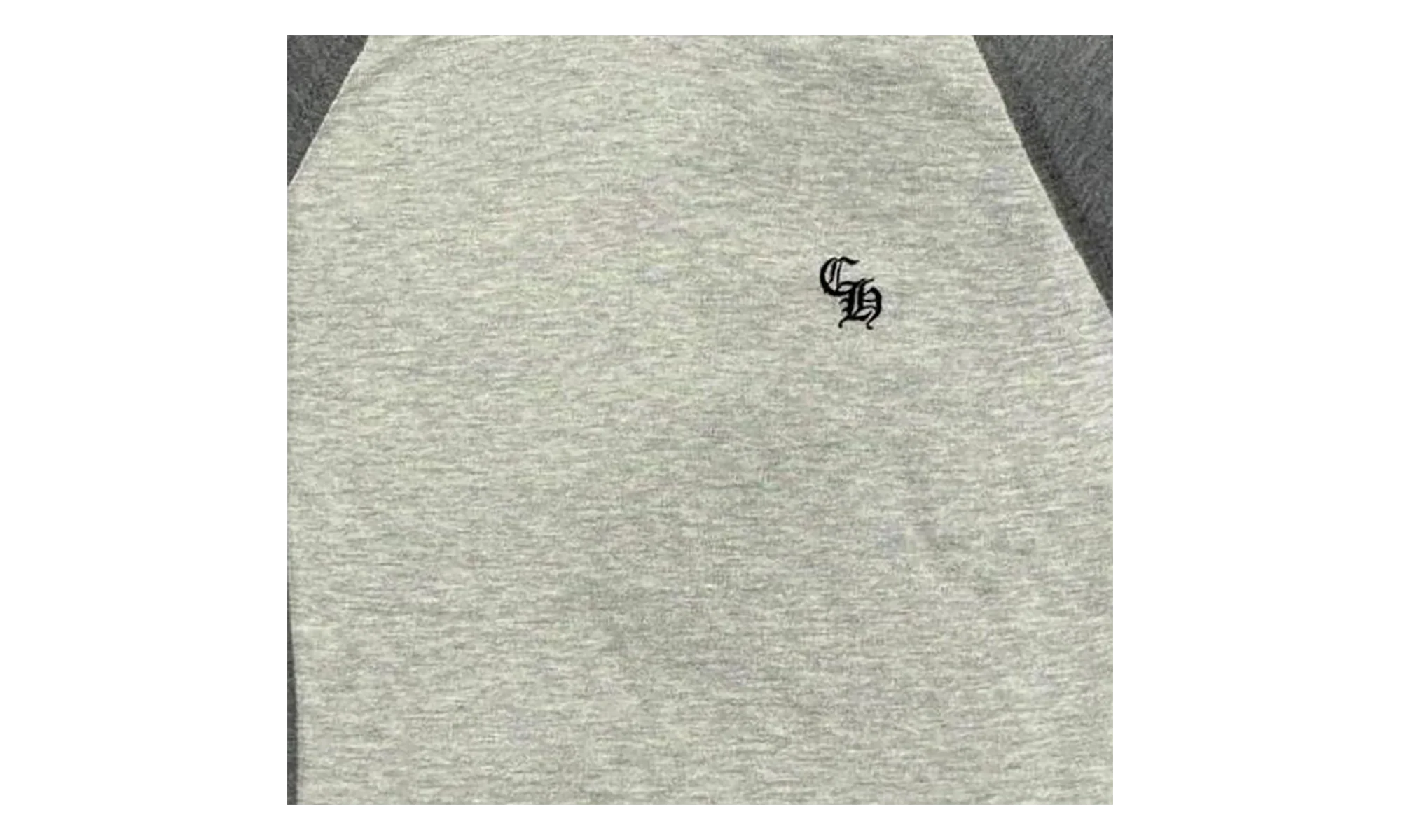 Henley Baseball 3 Cross Patch Long-Sleeve T-Shirt "Grey" CHRM1157