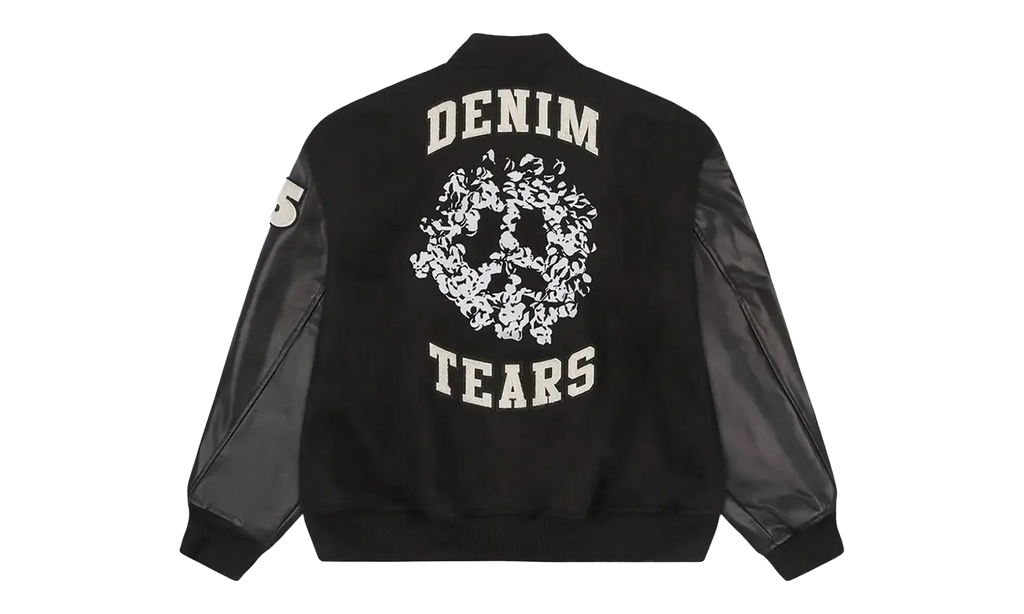 Peace Wreath Varsity Jacket "Black" DT445