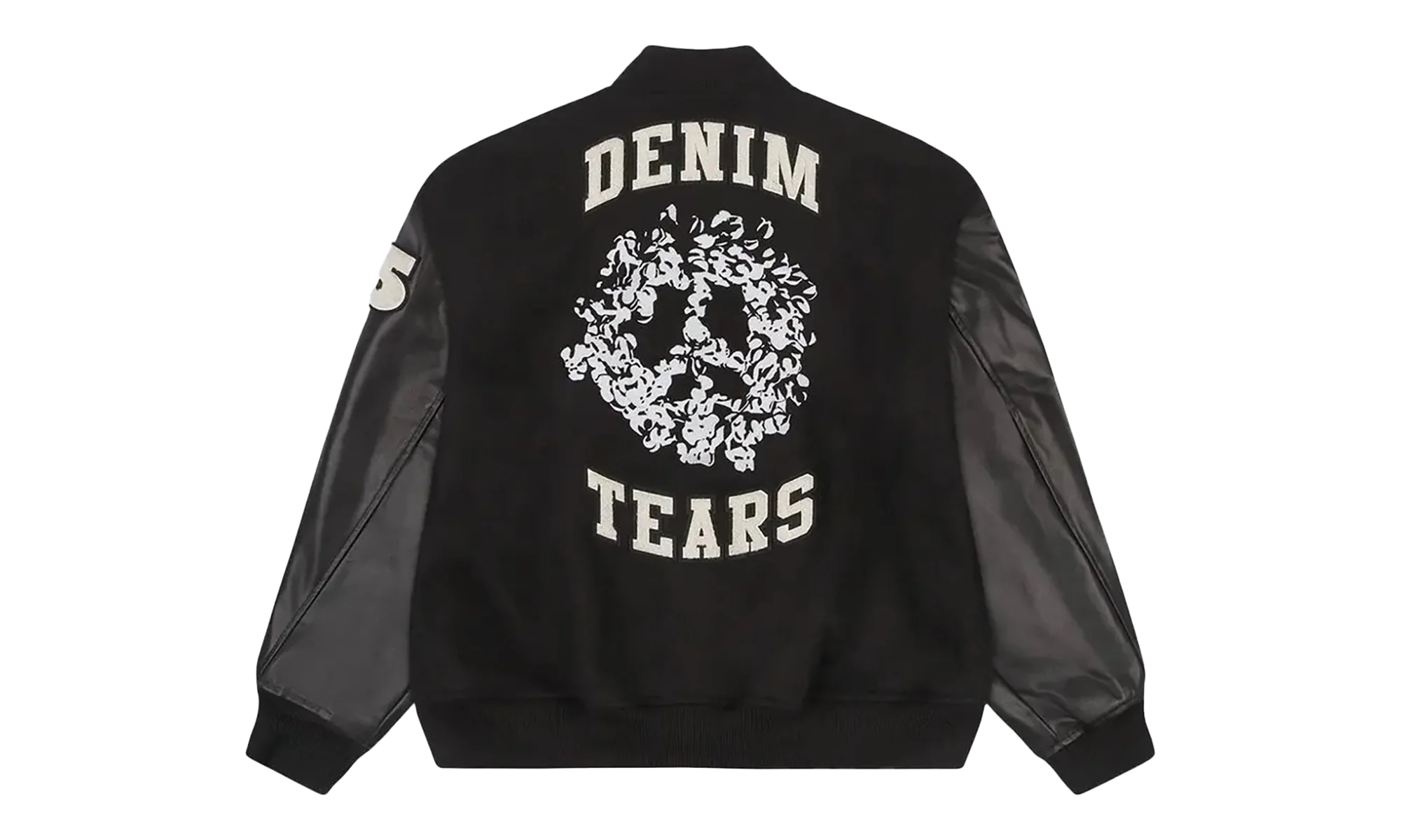 Peace Wreath Varsity Jacket "Black" DT445