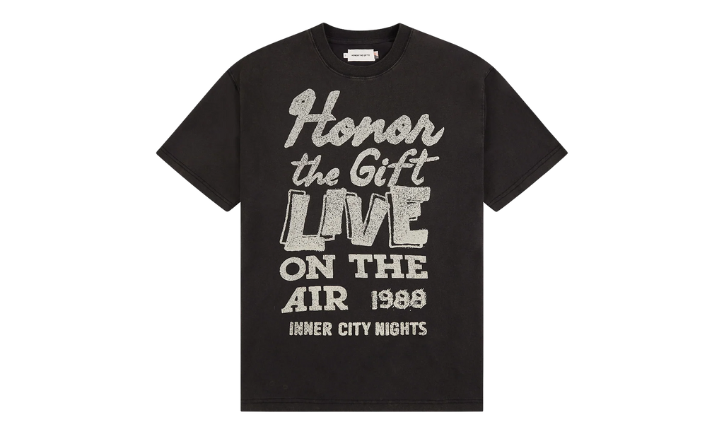 Live On The Air Tee "Black" HTG250495 BLAC