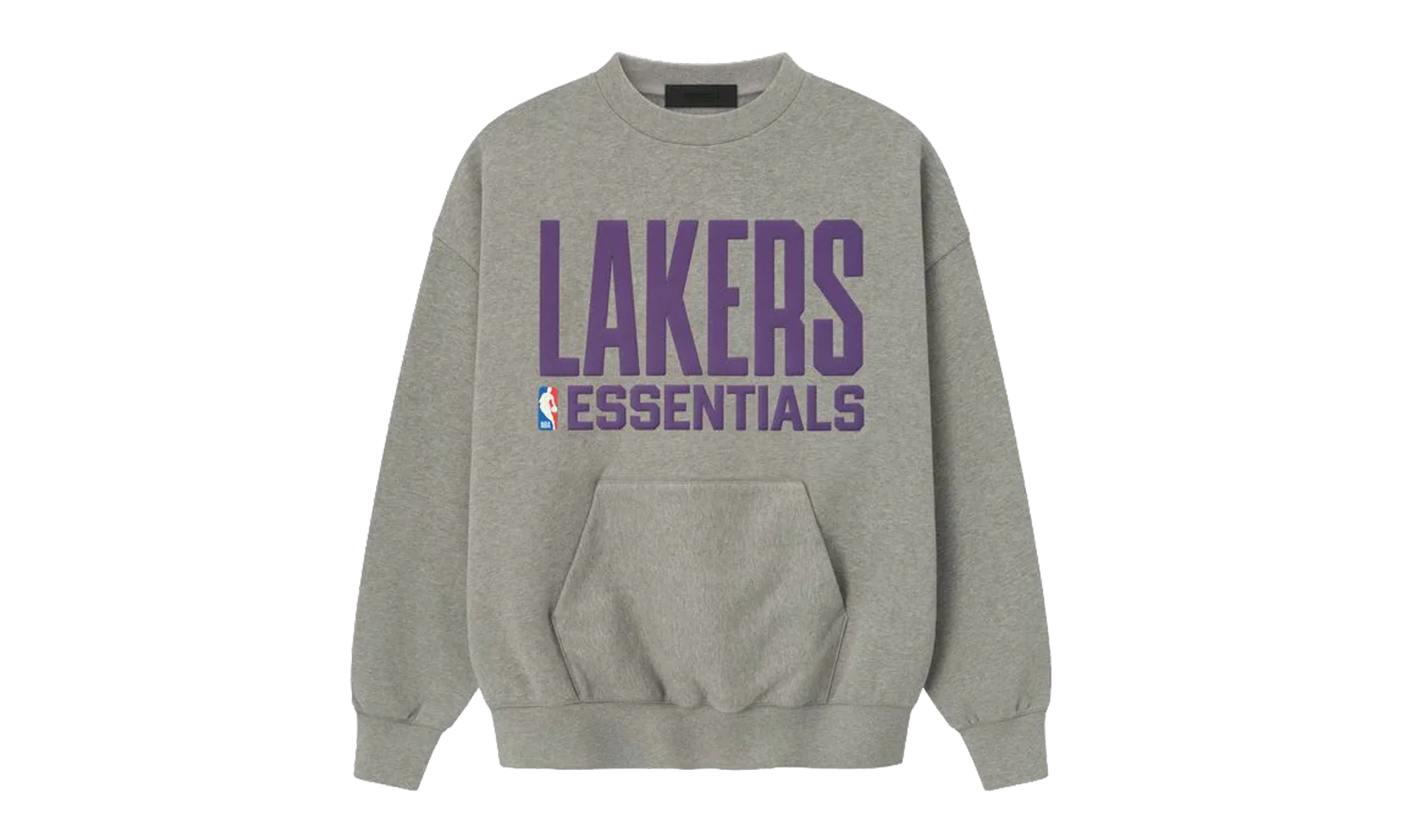 LAKERS SPORTS FIT CREWNECK SWEATSHIRT "CONCRETE HEATHER" 192NB256505F