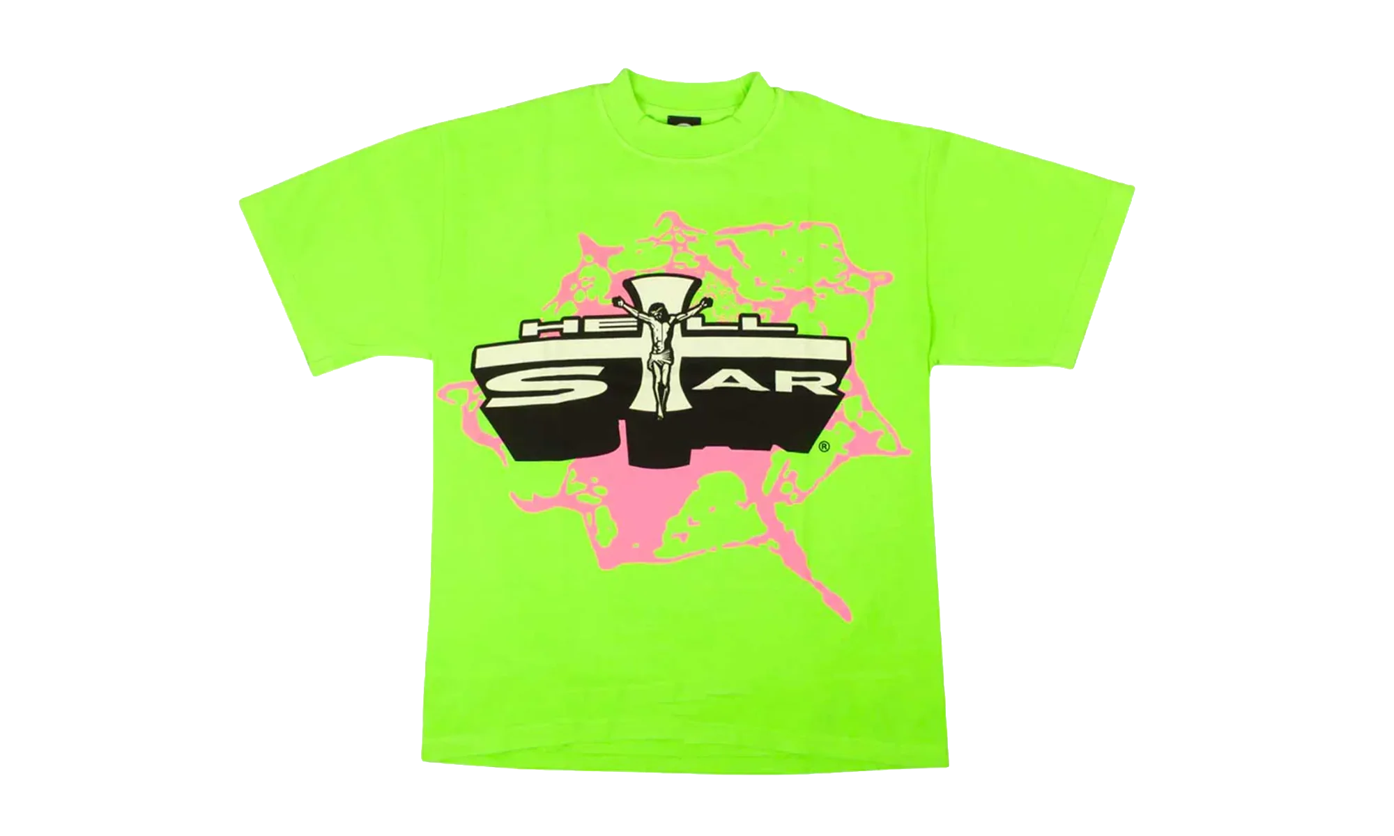 Jesus Emblem T-Shirt "Lime / Neon Green" HSR111