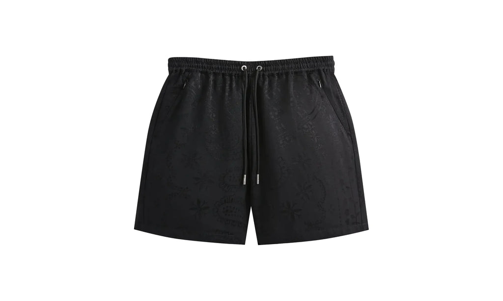 Jacquard Faille Cedar Short "Black" KHM060574 001