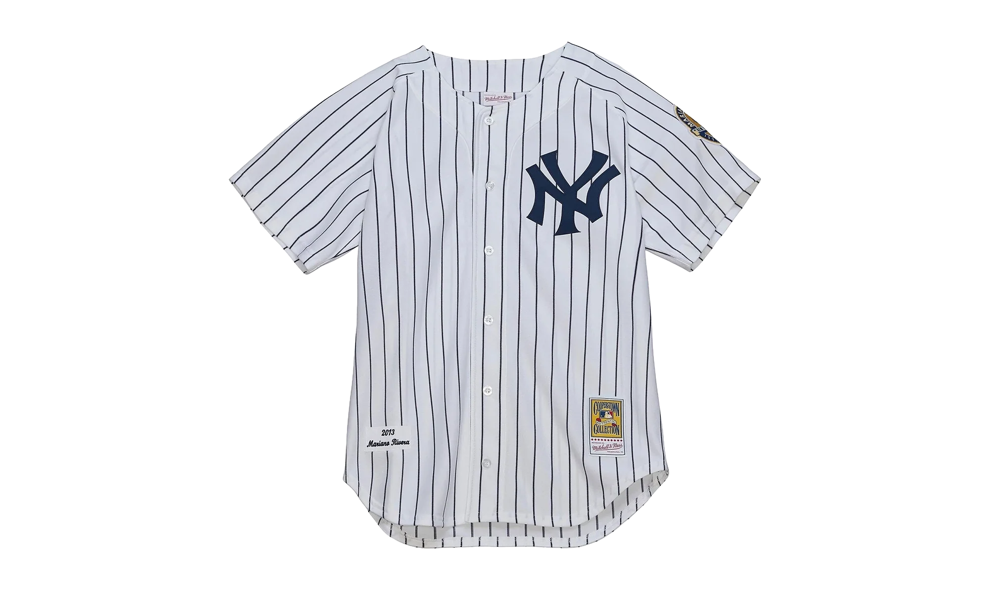 MLB Mariano Rivera Home Jersey "2013 New York Yankees – White / Navy" AJY15348 NYY13MRIWHNY