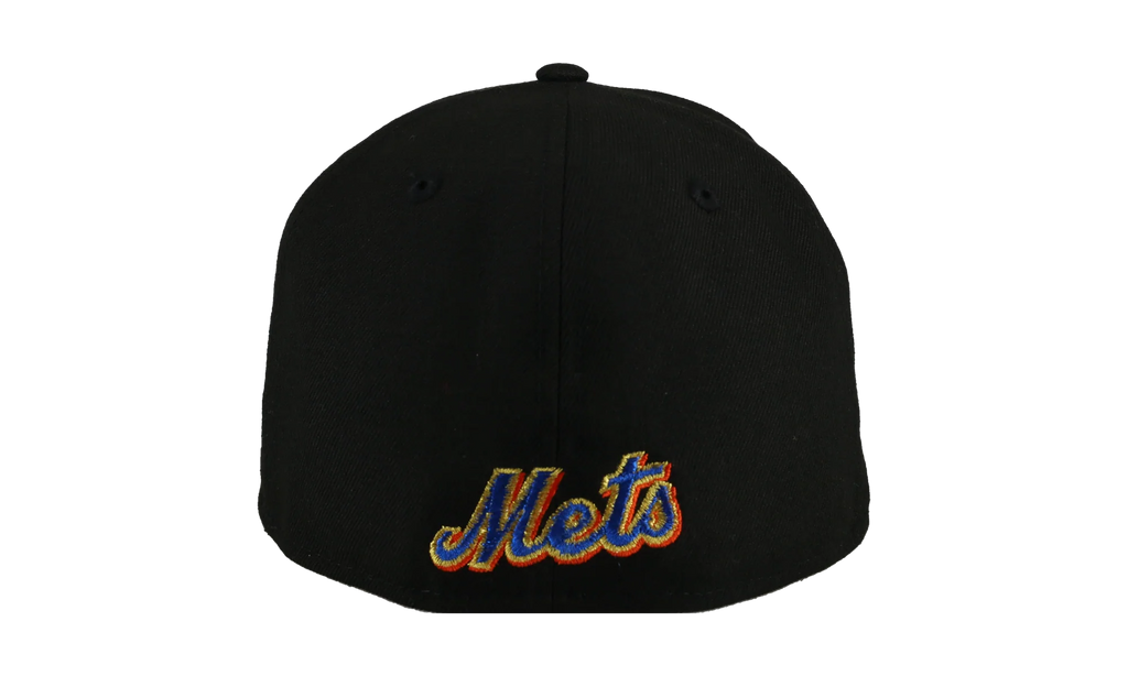 59FIFTY New York Mets 1986 World Series Fitted Hat "Black Celestial" NE181