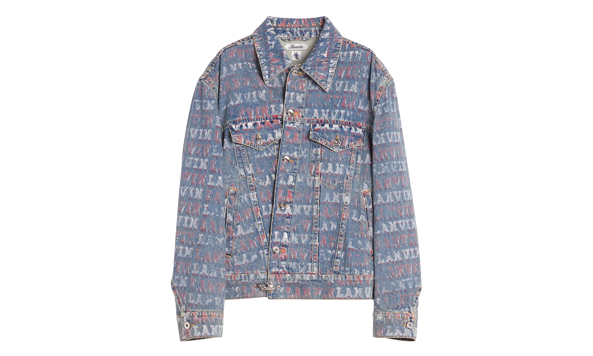 DENIM JACKET WITH LOGO "LIGHT BLUE DENIM" RU JA0137 D082 P24 22