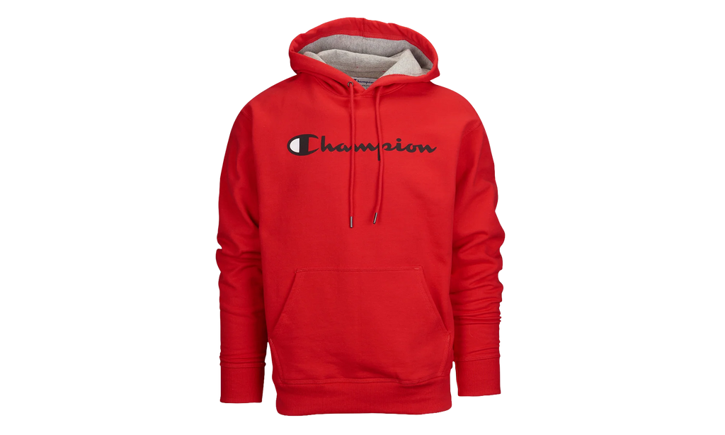Powerblend Fleece Script Logo Hoodie "Red" GF89H Y067942WC