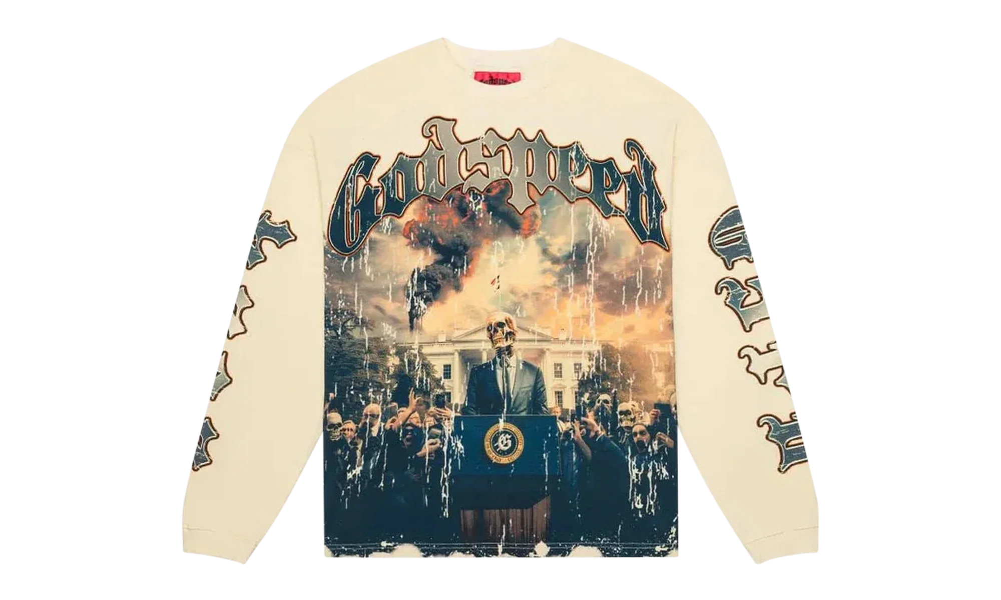 V.O.D 2024 Long Sleeve T-Shirt "Bone" MUGKDEQI