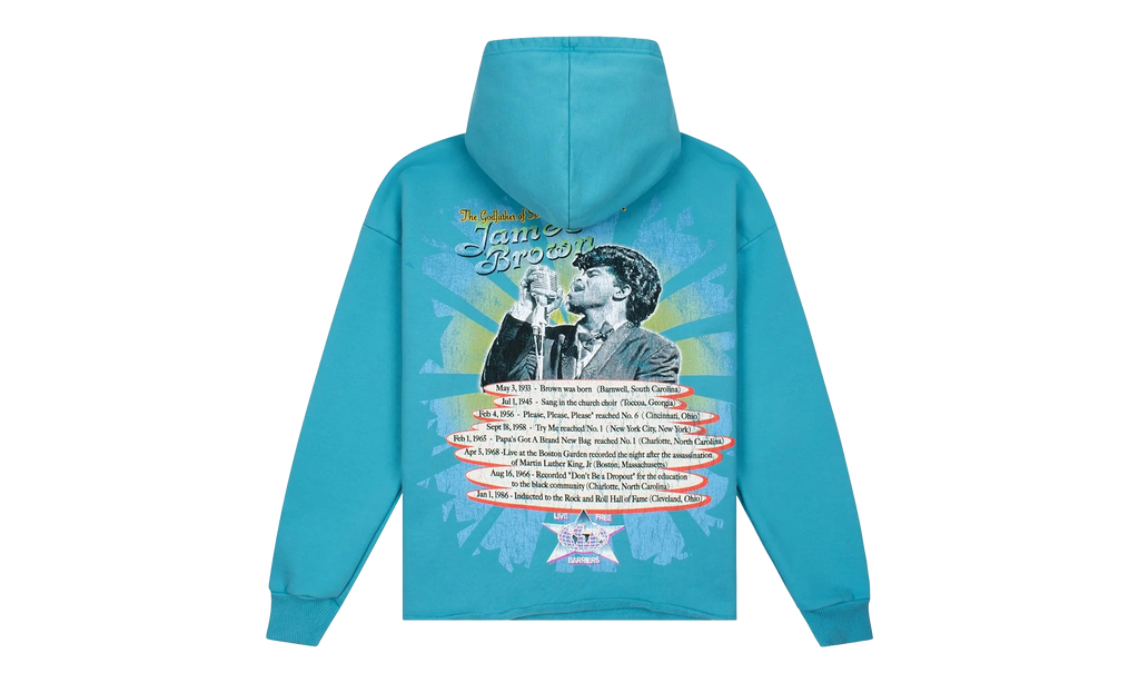 James Brown Ponder Hoodie "Teal" BAR12