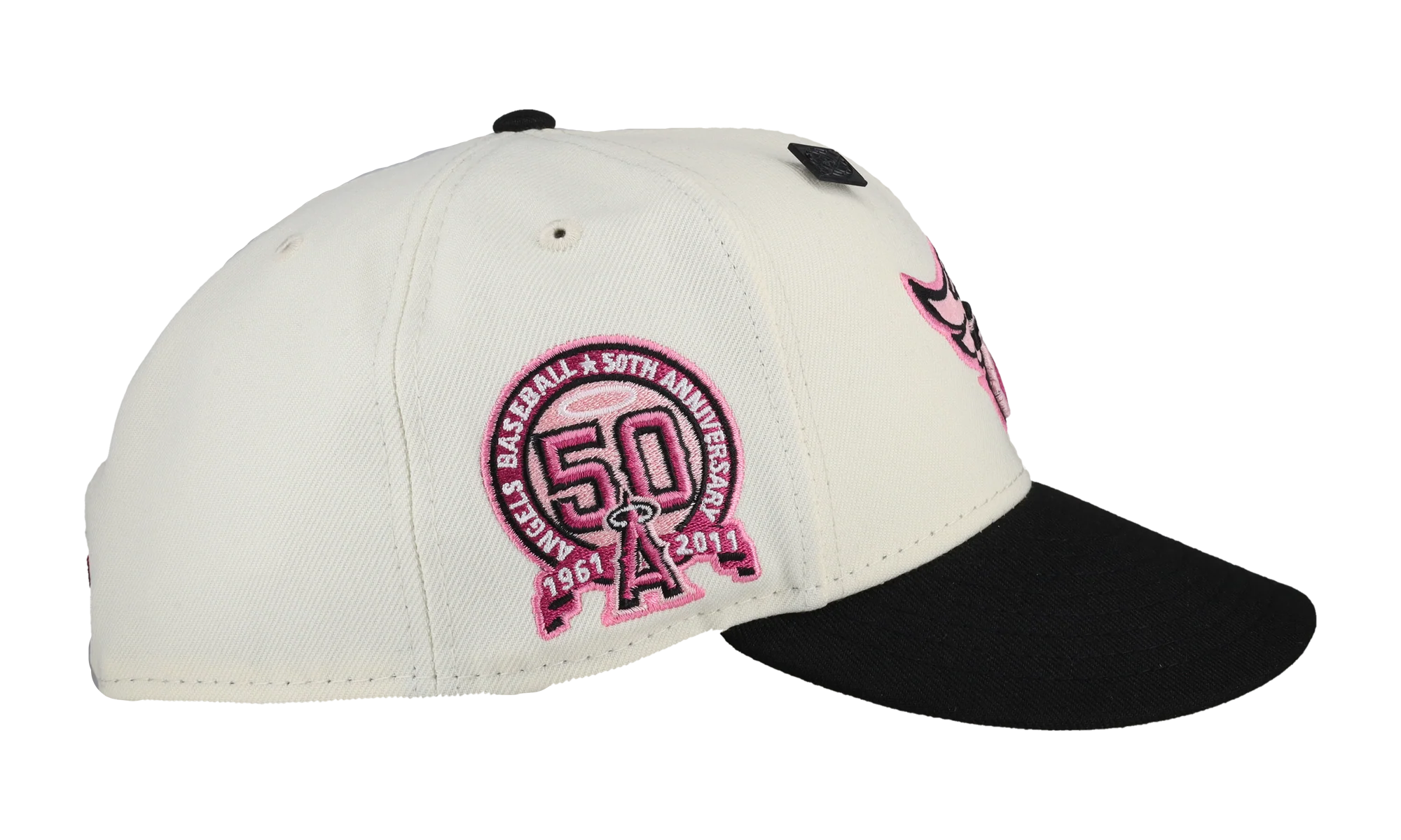 59FIFTY Anaheim Angels 50th Anniversary Fitted Hat (RESTOCK) "Patch Chrome" NE440