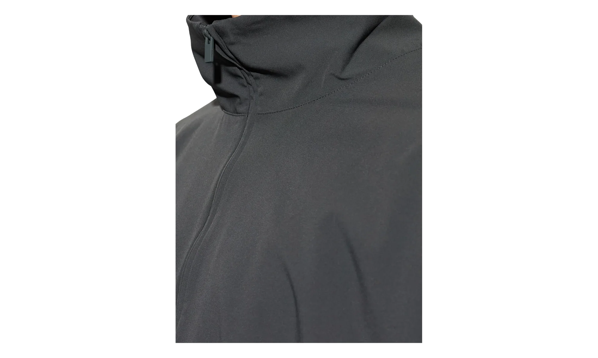 Nylon Half Zip Track Jacket "Iron Grey" 202HO258271F