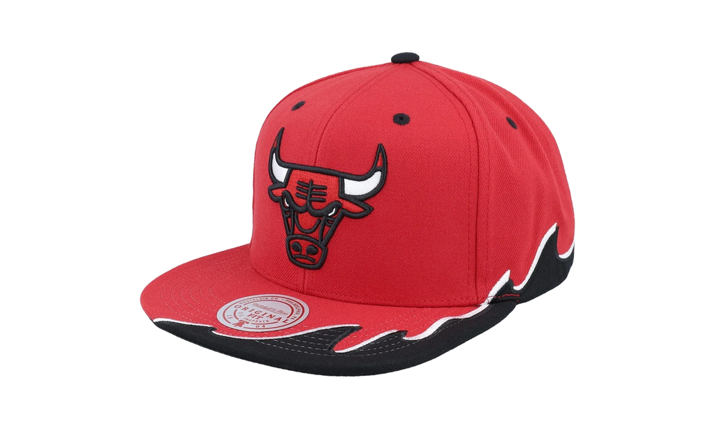 NBA Rising Tide Snapback Cap "Chicago Bulls - Red" HS8496 CBURED1