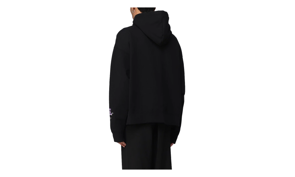 Face Logo Hooded Sweatshirt "Champion - Black" A10HD722 BLACK