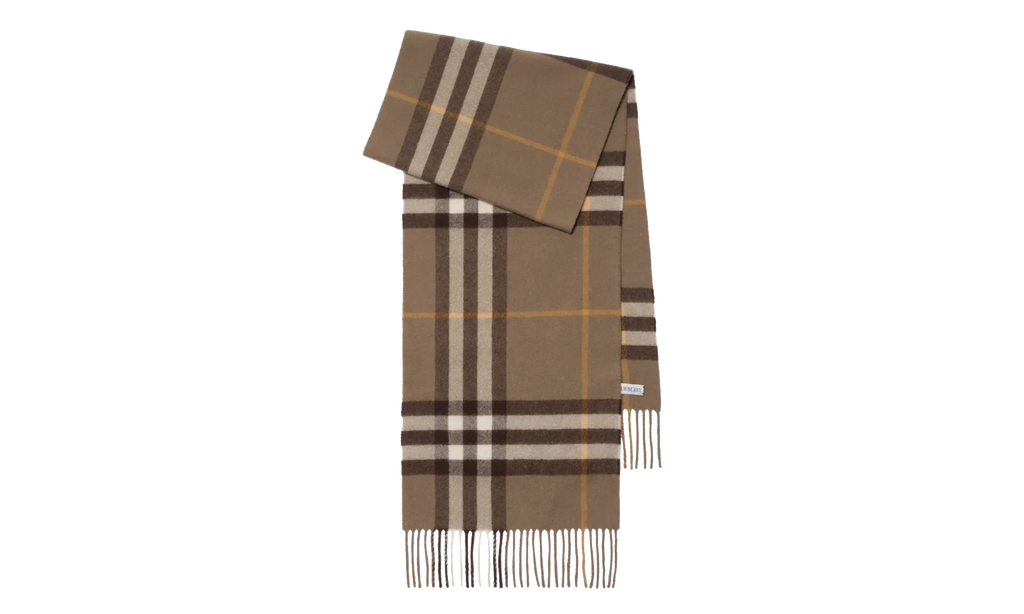 MU Giant CHK Scarf "Vole Brown" 8112647