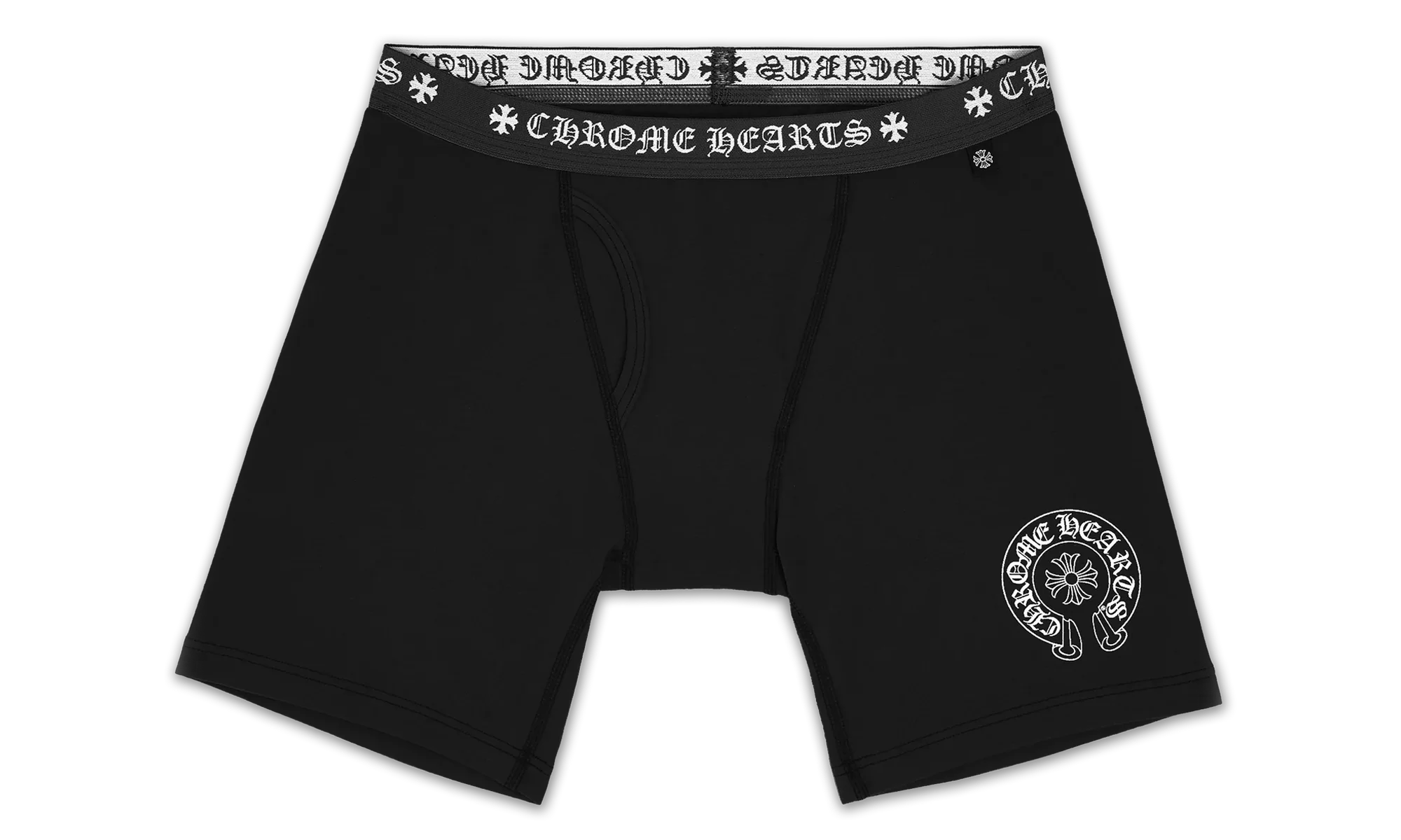 BOXER BRIEF - LONG "BLACK AND WHITE JACQUARD KNIT" CHRM1196