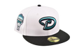 59FIFTY Arizona Diamondbacks Grape Fitted Hat "White" 70947482
