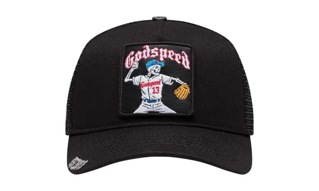 Interchangeable Patch Trucker Hat "Black" GS153