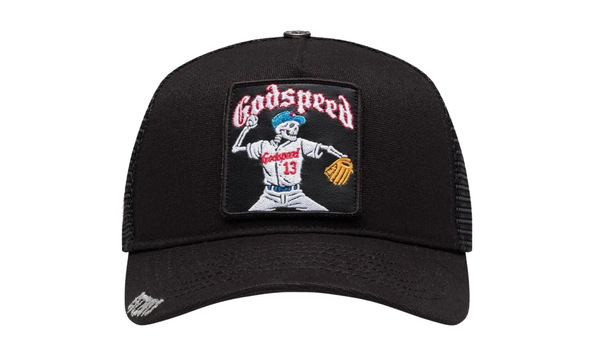Interchangeable Patch Trucker Hat "Black" GS153